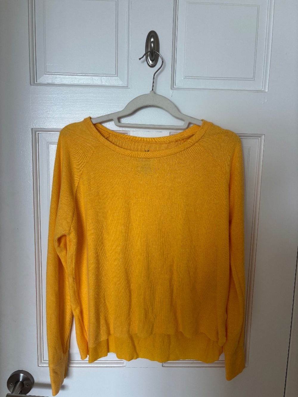 Yellow soft sweater